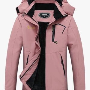 MOERDENG Women's Waterproof Ski Jacket Warm Winter Snow Coat Mountain Windbreake